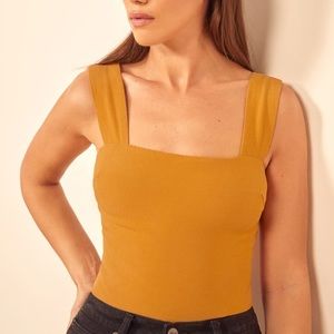 Reformation Ansel square neck top